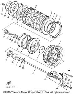 FJ1200TC Сцепление