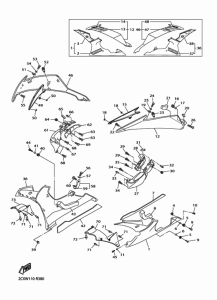 YZF-R6 Обтекатель 2