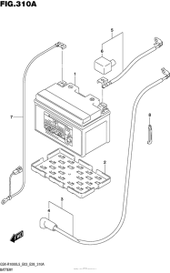 GSX-R1000 Аккумулятор
