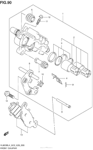 VL800B Передние тормоза