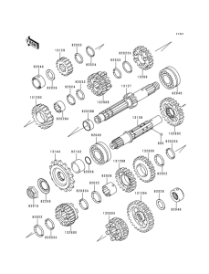KLE500 Трансмиссия