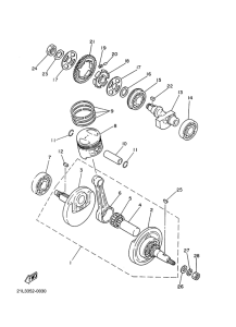 SR250 Ciguenal. piston