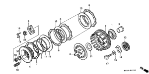 XRV650 Бендикс