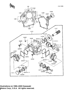 KZ1100 Front bevel gears