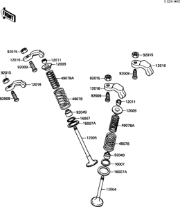 EX250 Клапана