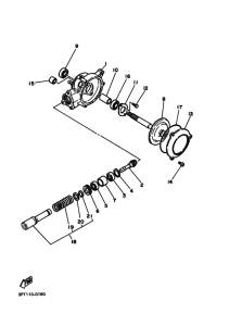 PW50 PW50E Driveshaft