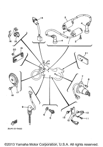 XV250 Электрика