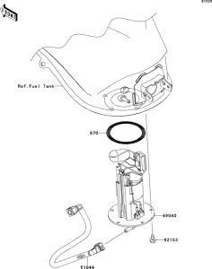 ZX1000 Топливный насос