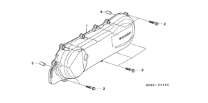 SGX50S Крышка картера левая