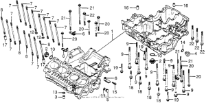 CB750 Картер двигателя