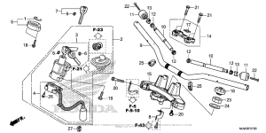 CB500F (ABS) Handlebar + Top Bridge