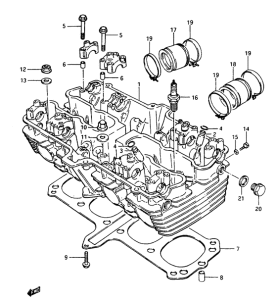 GS1150 Головка цилиндров