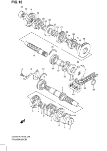 GS500 Трансмиссия