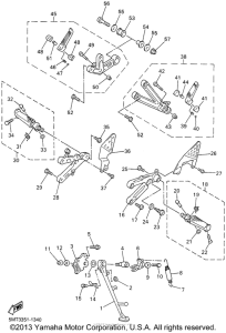 YZF-R6 Подножки