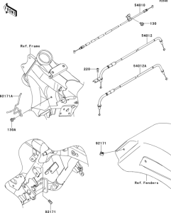 VN1700 Тросы управления