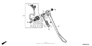 VT1300CT Подножка