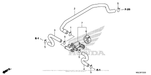 CB1100 (ABS) Клапан нагнетание воздуха