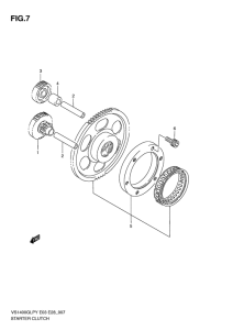 VS1400 Муфта стартера