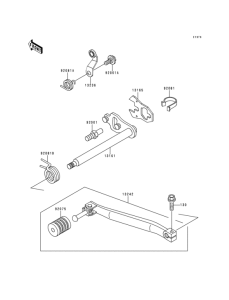 KL650 Механизм переключения передач