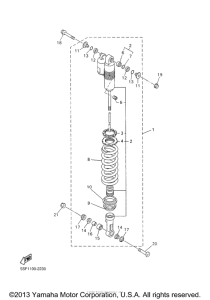 WR450F Задняя подвеска