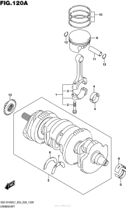 GSX-S1000 (ABS) Коленвал