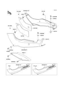  Side covers / chain cover(ex500-f1)