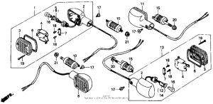 CMX250C Задний фонарь