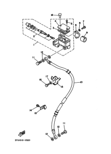 TZ50 Передний тормозной цилиндр