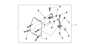 SH100 Ветровое стекло