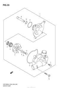 VZR1800Z Водяной насос