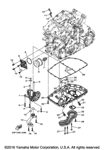 XT1200ZE Масляный насос
