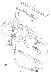 GSX-R750 Carburetor fittings