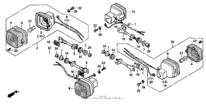 ZB50 Задний фонарь