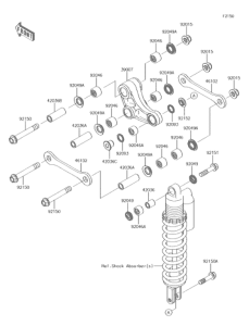 KX100 サスペンション