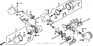 XL100S Turn signal 81-85
