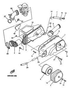 YP125D Впускная система