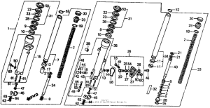 VF500F Передняя вилка