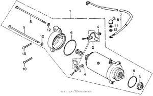 CB360 Стартер