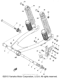 MX100A Rear arm - rear cushion