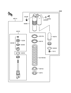 KX125 Амортизатор