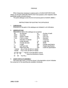 LS650 Catalog preface
