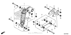  Задний амортизатор