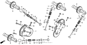 VFR750F Распределительный вал