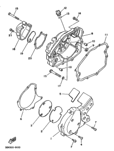  Крышка картера двигателя