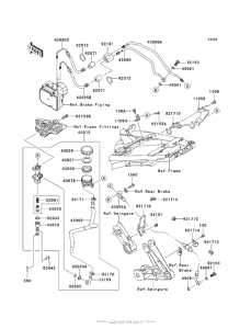 ZG1400 Задний торм цилиндр