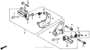TR200 Подножки
