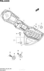 GSX-R1000 Speedometer (Gsx-R1000L5 E33)