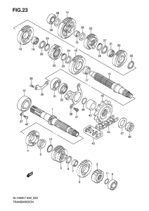 DL1000 Трансмиссия