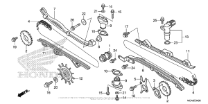 GL1800 Cam Chain + Tensioner
