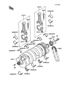 ZG1000 Коленвал